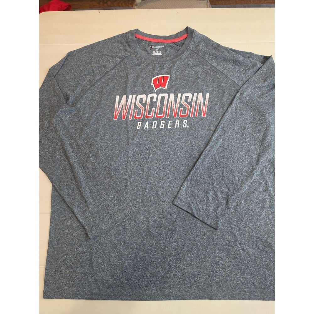 University Of Wisconsin‎ Badgers Ncaa Champion Athletics Long Sleeve Mens XL
